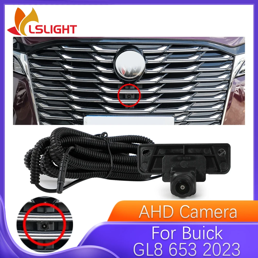 

Car Front View Camera For Buick GL8 652T 2023 OEM AHD HD Night Vision Fisheye 150° Chrome Camera Parking Monitoring System