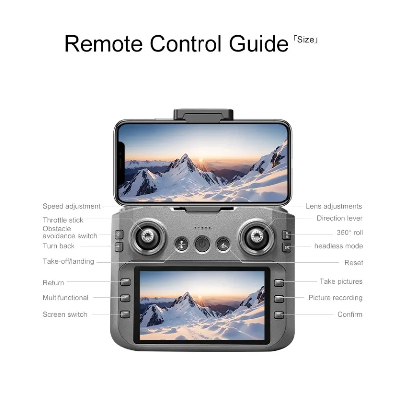 A14 Pro Max For Xiaomi GPS Drone 8K HD Camera Screen Remote Contro lFlow Obstacle Avoidance Brushless  Quadcopter Obstacle toys