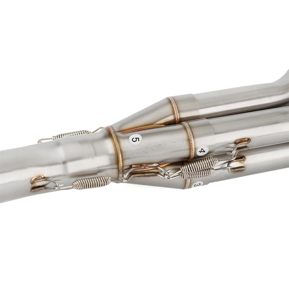 For Kawasaki ZX7 1996 to 2002 2003 ZX 7 ZX7R Ninja ZX-7R ZX 7R Escape Motorcycle Exhaust Muffler Header Link Pipe Slip-on view 6