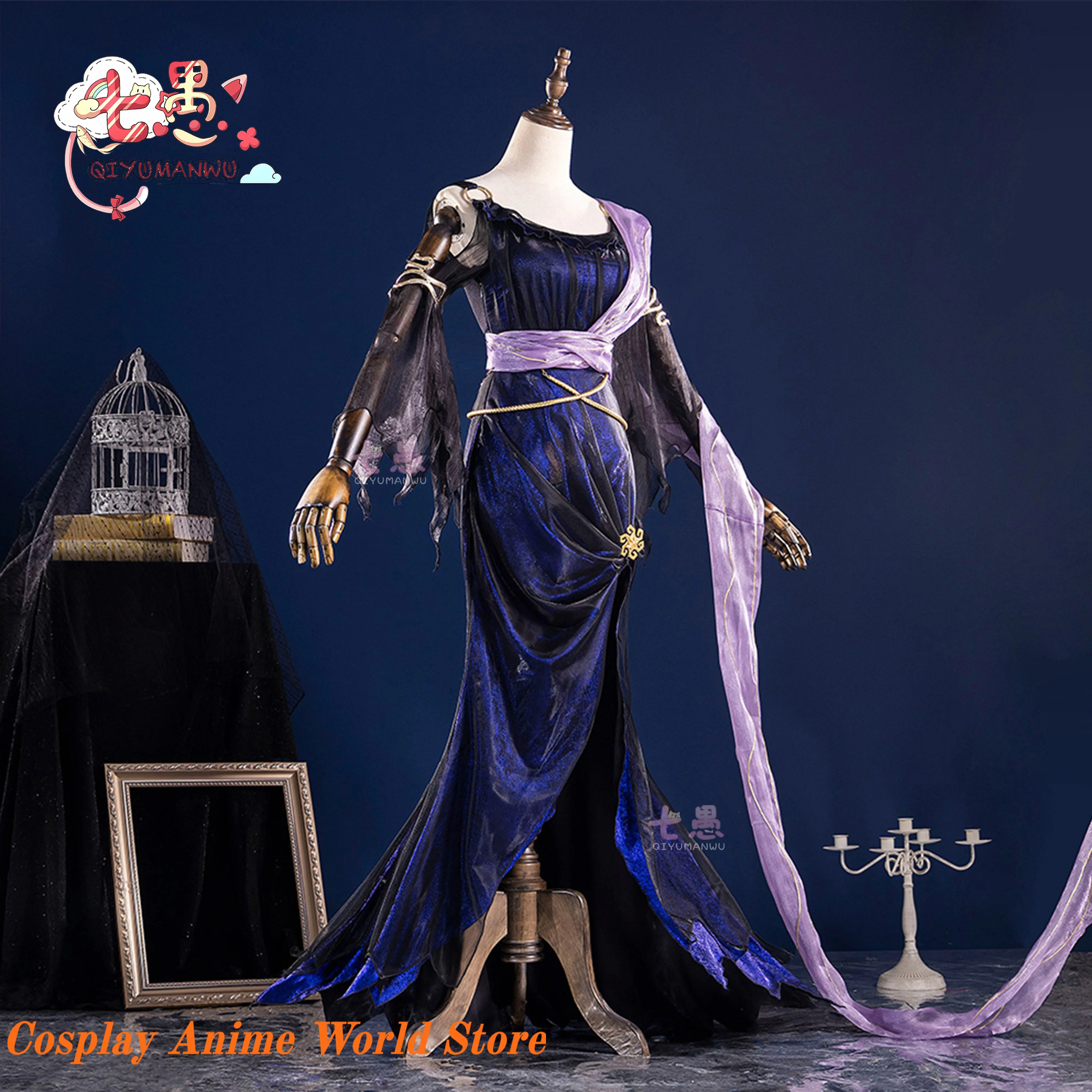 En stock, costume de cosplay Identity V Fiona Gilman Priestess, robe de jeu, fête d'Halloween, SS Tier The Envoy of Yog Sothoth, vêtements