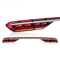 For 2018-2022 Audi A8 models, full-width taillight assembly, D5 modified LED brake and turn signal taillights.