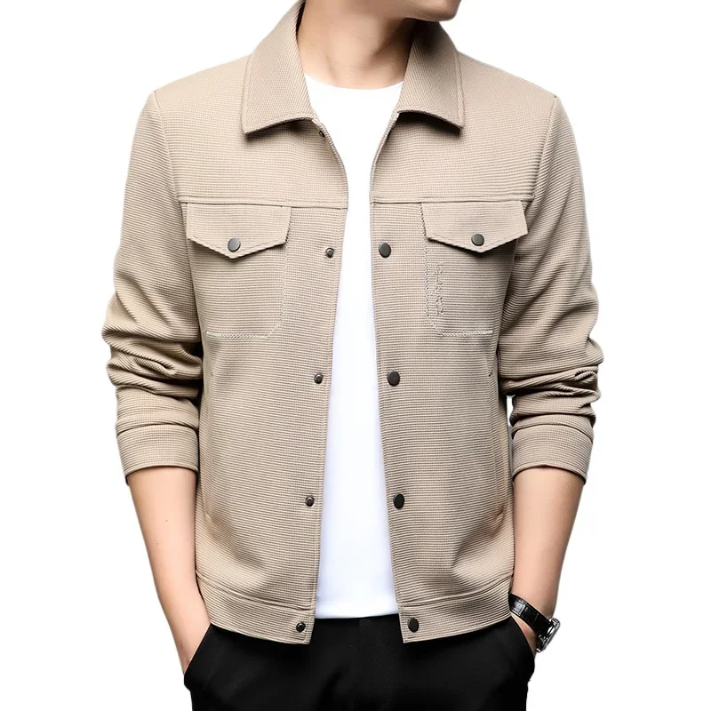 

Fashion Handsome All The Fashion All The Long Sleeve Men's Jacket Jacket 2025 High Quality Fall New Casual Coat