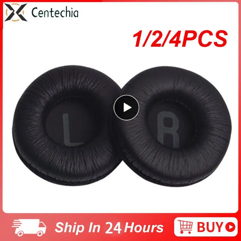 1/2/4PCS Ear Pads For Tune600 T450 T450BT T500BT 600BTNC Headphone Earpads Replacement Headset Ear Pad PU Leather 70mm