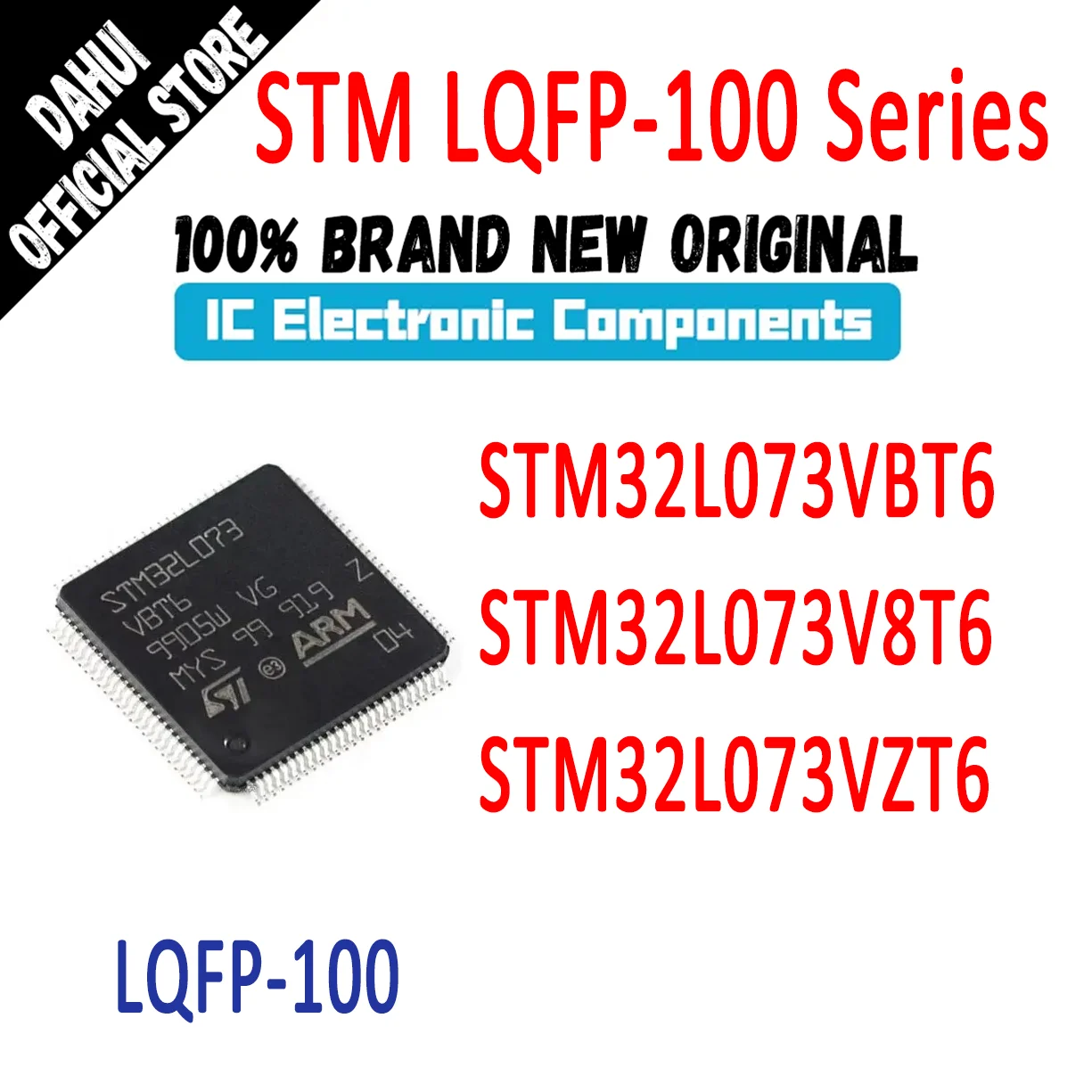 STM32L073V8T6 STM32L073VBT6 STM32L073VZT6 STM32L073V8 STM32L073VB STM32L073VZ STM32L073 STM32L STM32 STM IC MCU Chip LQFP-100