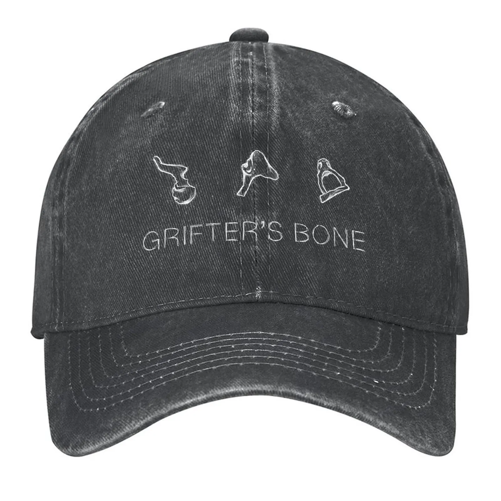 

Grifters Bone - Light Logo Baseball Cap Military Tactical Cap sailor cap for men Golf Hat sun caps Mens Hats Women's