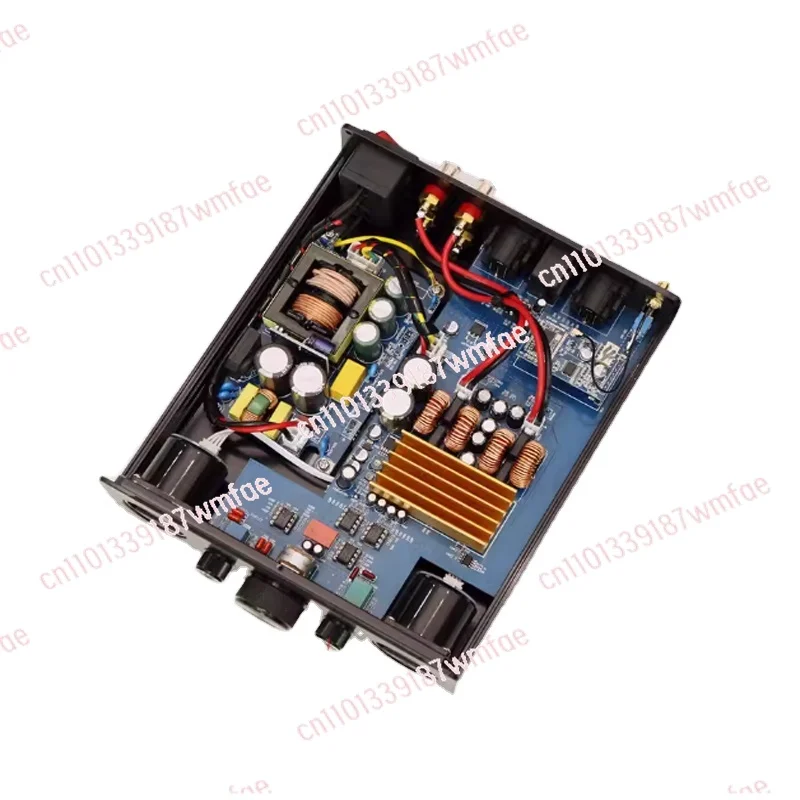 

Малый усилитель высокой мощности TPA3255, двухканальный сбалансированный цифровой Bluetooth HIFI усилитель мощности, двойной измеритель уровня громкости