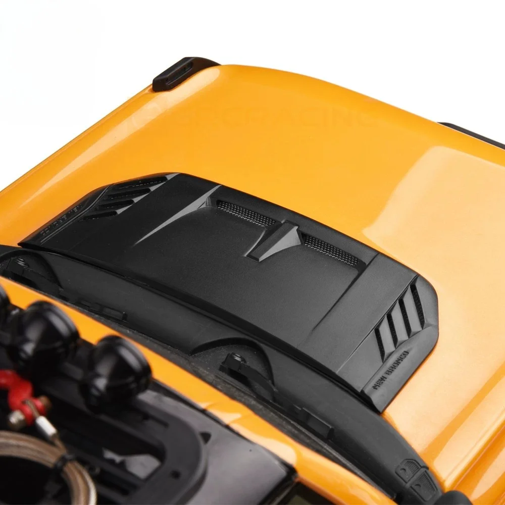 For Trxs 1/10 Trx-4 New Bronco Trx4 Black Nylon Material Three-dimensional Hood Air Outlet Raptor Engine Hood