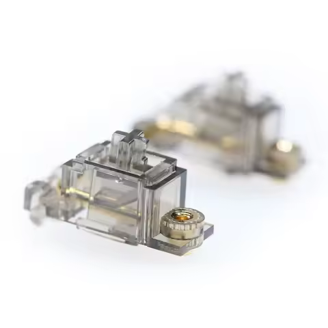 Everglide Black Transparent Gold Plated Pcb screw in Stabilizer for Custom Mechanical Keyboard gh60 xd64 xd84 6.25x 2x 7x xd87