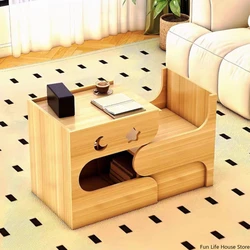 Creative Detachable Children's Bedside Table Storage Craft Table Toy Table Home Small Desk Homework Table Home Side Cabinet