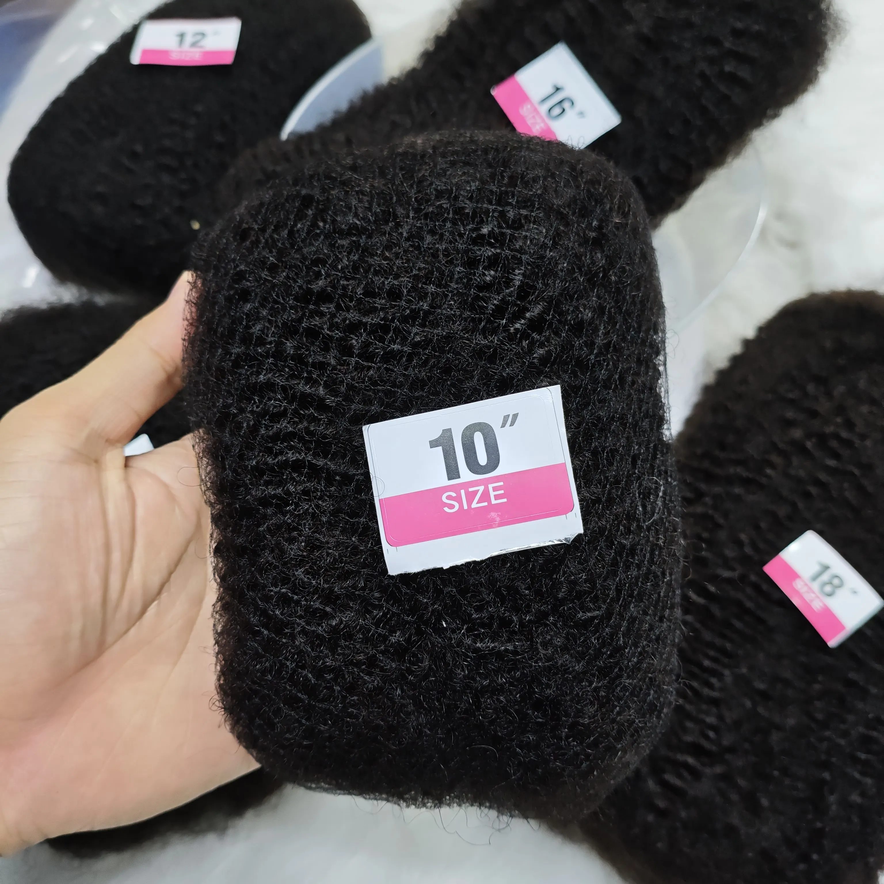 ضفائر تويست أفرو غريب السائبة 4C 100% شعر بشري 30 جرام/الحزمة حزم شعر ناعمة بدون لحمة تجديل شعر للنساء السود