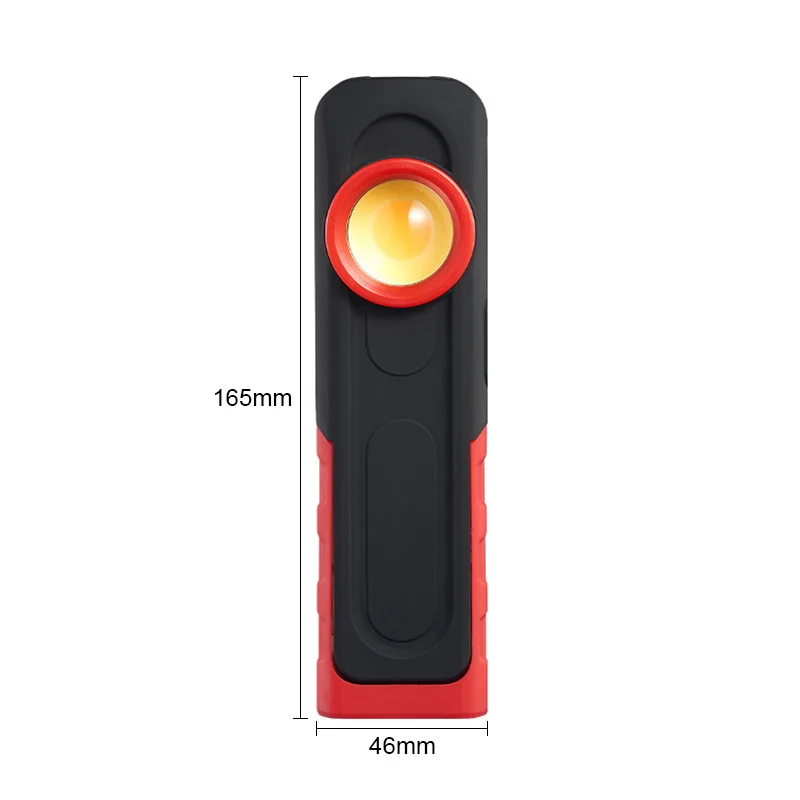 Magnetic Flashlight COB LED Work Light Torch Portable USB Inspection Light Lantern Hook COB Hanging Camping Light 3 Mode