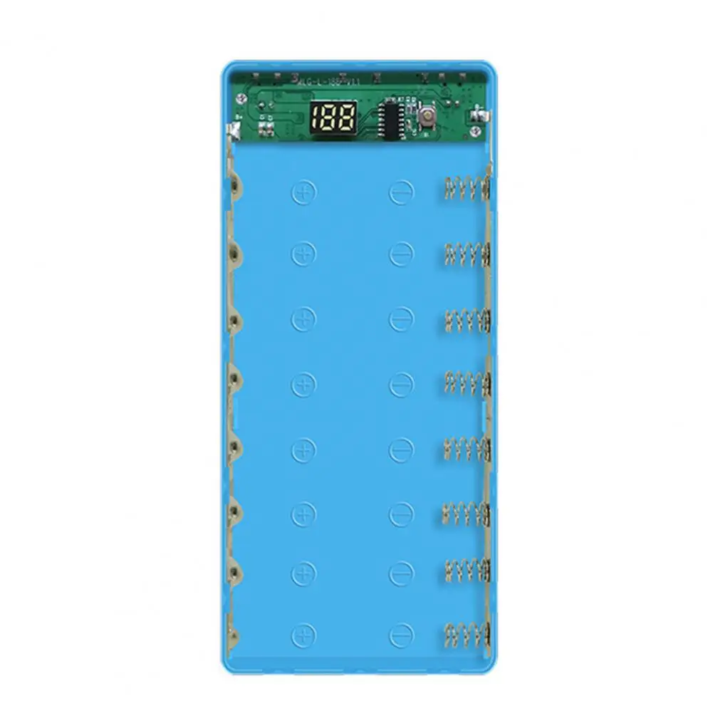 L8 Power Bank Case With Digital Display Screen LED Light Weld-free 18650 Battery Charger Box Empty Shell Power Bank Maker