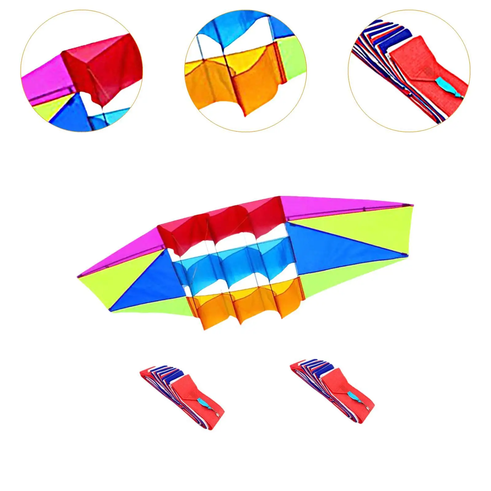 Radares 3d pipa esportes ao ar livre única 10m caudas portátil voando pipas fácil montagem crianças atividade de jogo para quintal viagem jardim