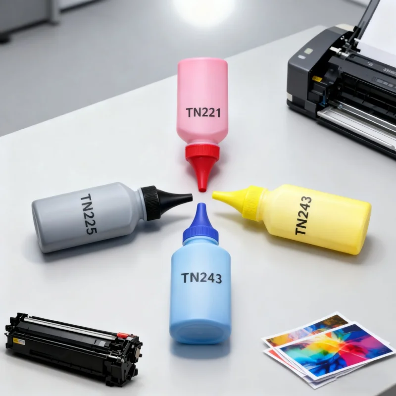 1 Set Compatible for Brother Printer TN221 TN225 TN241 TN243 TN245 TN251 TN261 TN265 TN281 TN285 TN223 TN295 Cartridge Toner