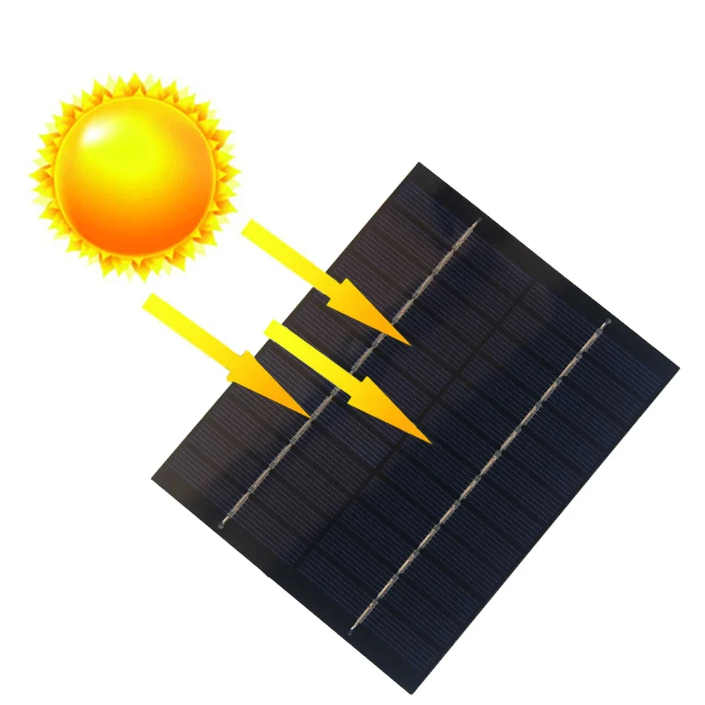 Compact 5W 12V Solar Charging Panel for Quick Battery Charging Perfect for Solar Water Pumps and Street Lights