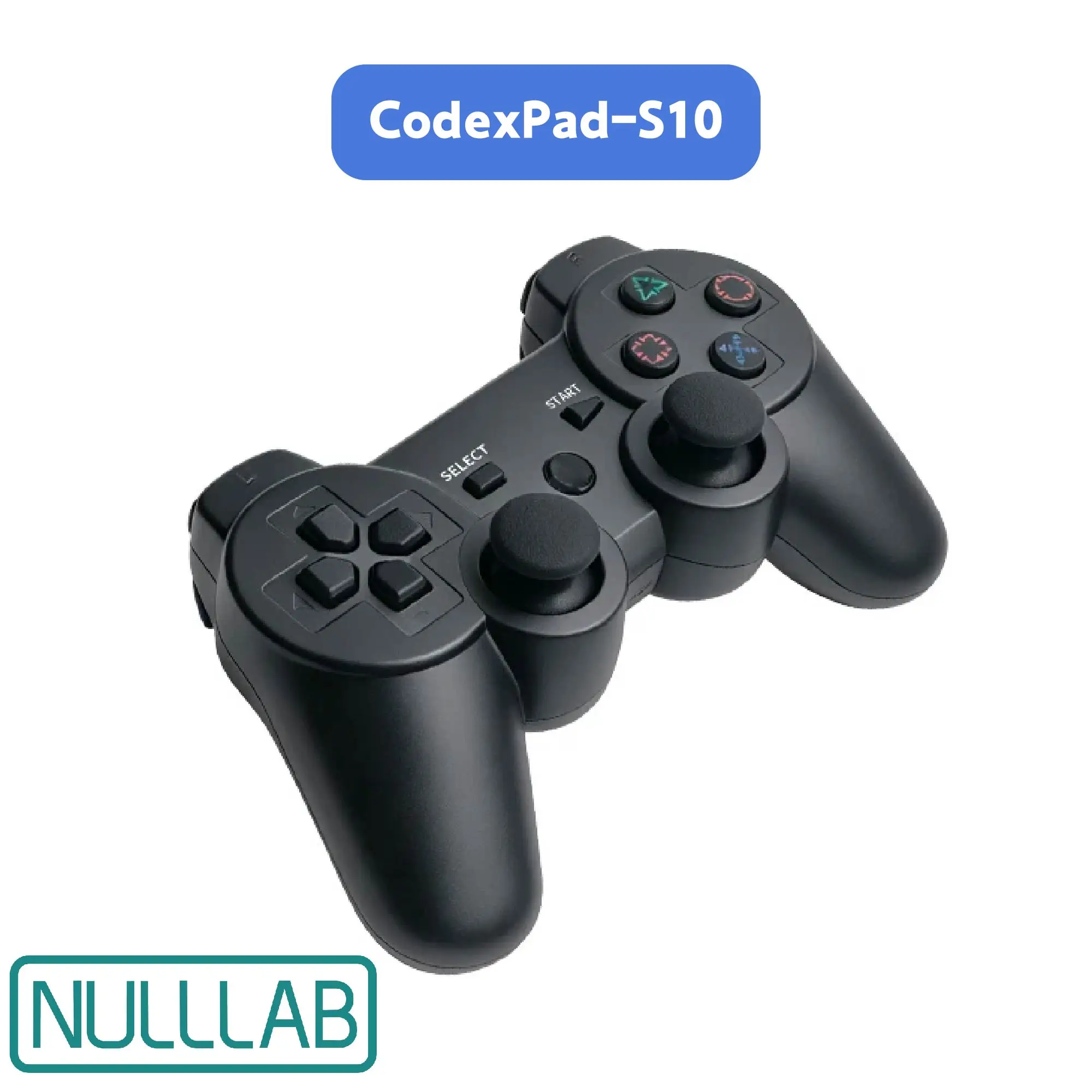 CodexPad‑S10 BLE5.3 Low‑Energy Gamepad, Bare Metal Direct Connection, 17 Buttons Dual Analog Joysticks, for ESP32 STM32 nRF micr