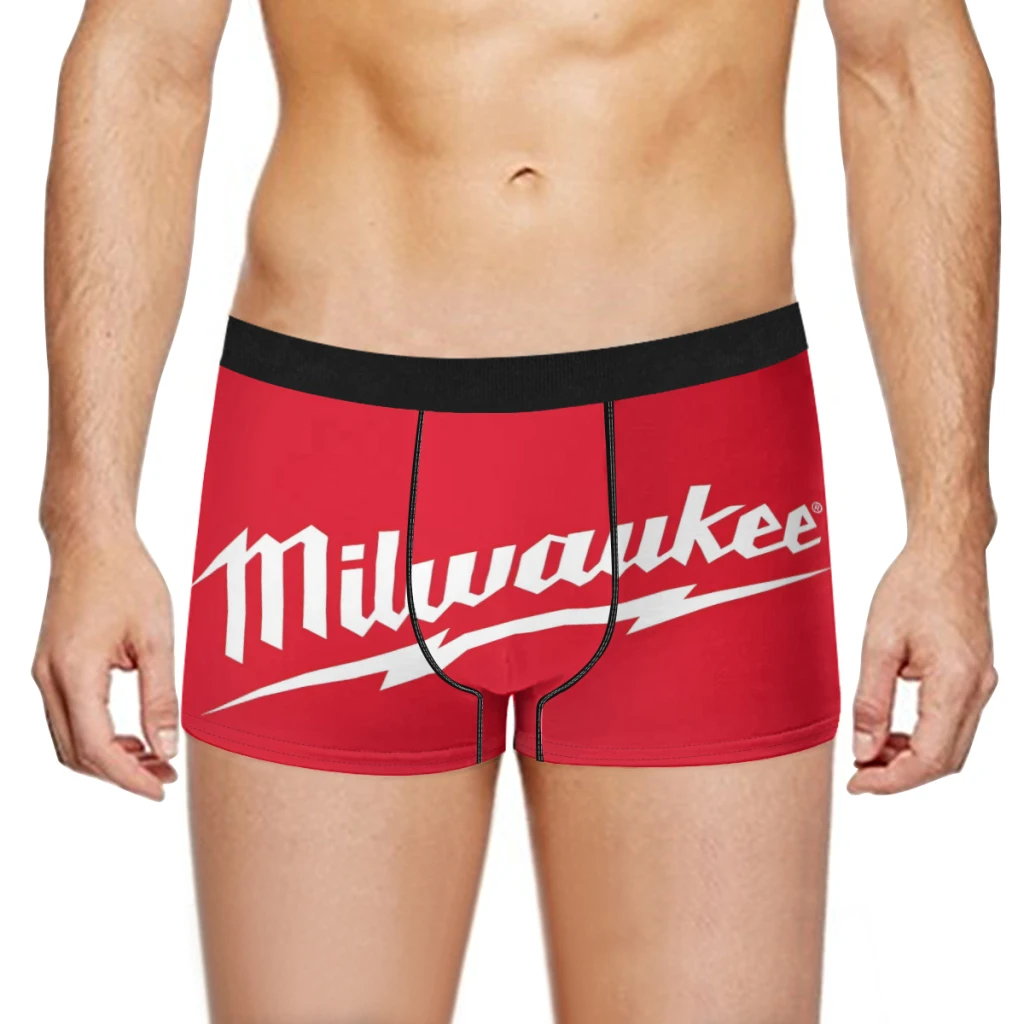 Milwaukee Milk Silk-bóxer para hombre, ropa interior, calzoncillos, pantalones cortos