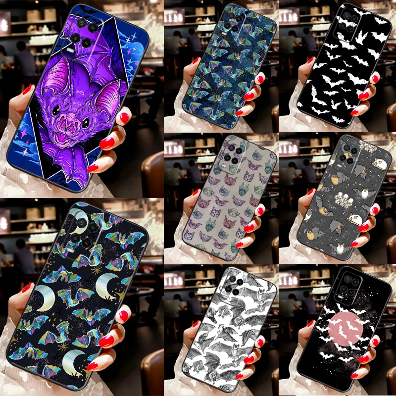 

Halloween Bat Case For Oppo A78 A58 A98 A5 A9 A91 A15 A16 A17 A52 A72 A76 A96 A74 A94 A54 S A57 A77 Cover
