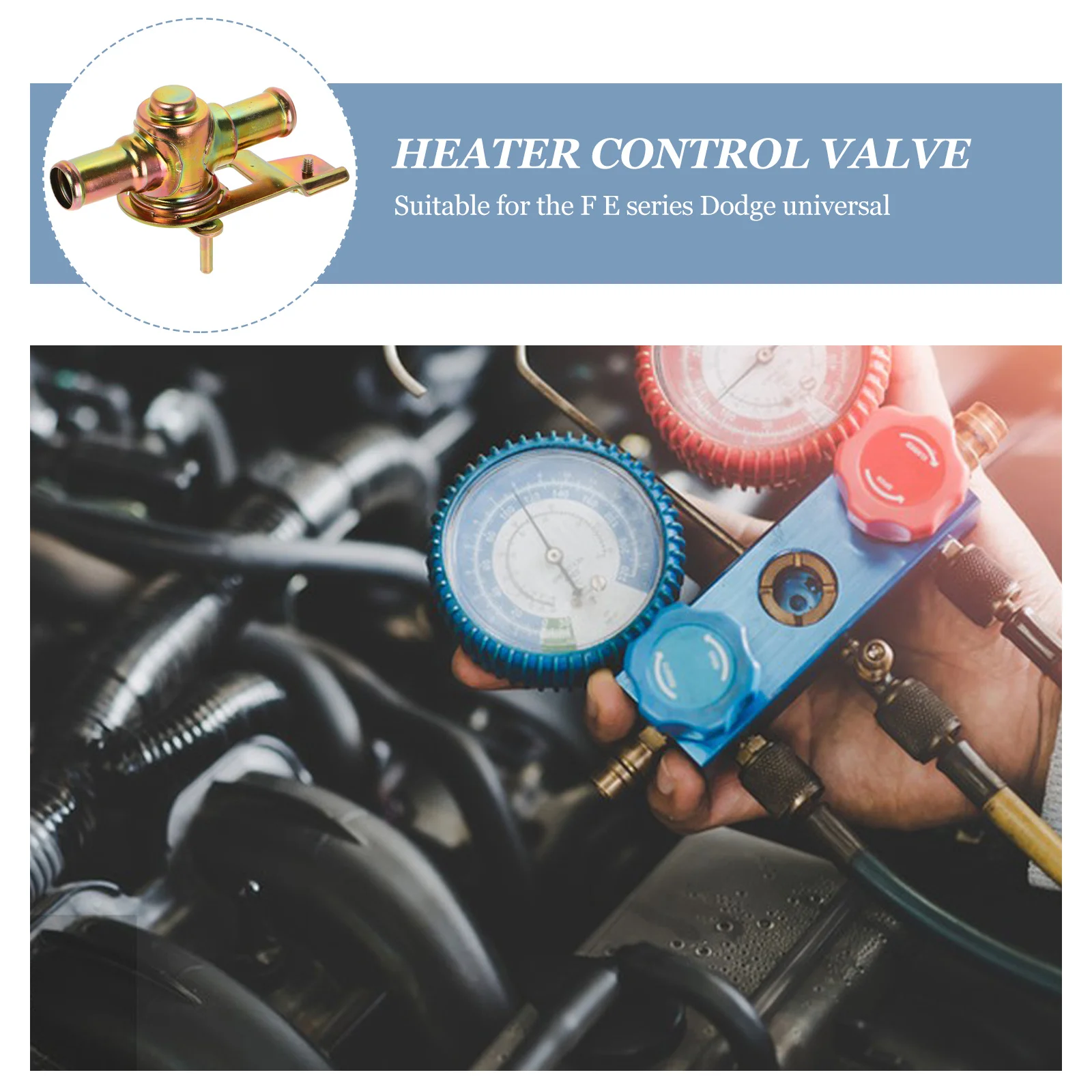 วาล์วควบคุมเครื่องทำความร้อนที่ทนทานสำหรับระบบทำความร้อนอัตโนมัติ F ชิ้นส่วนทดแทนที่ติดตั้งง่าย วาล์วควบคุมสุญญากาศ