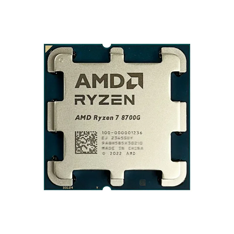 AMD Ryzen 7 8700G Ryzen 7 8000-G New Series 8-Core 4.2 GHz Socket AM5 65W AMD Radeon 780M Processor - 100-100001236