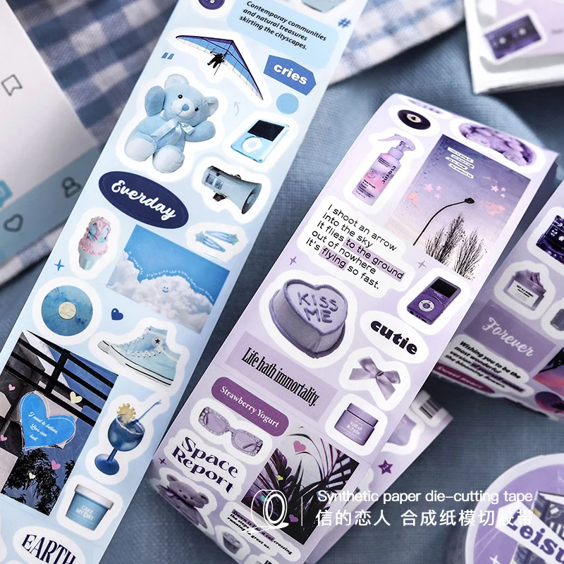 

10pcs/lot DIY Decoration Adhesive Tapes My Inspiration Diary japanese Paper tapes Stickers Masking Tapes