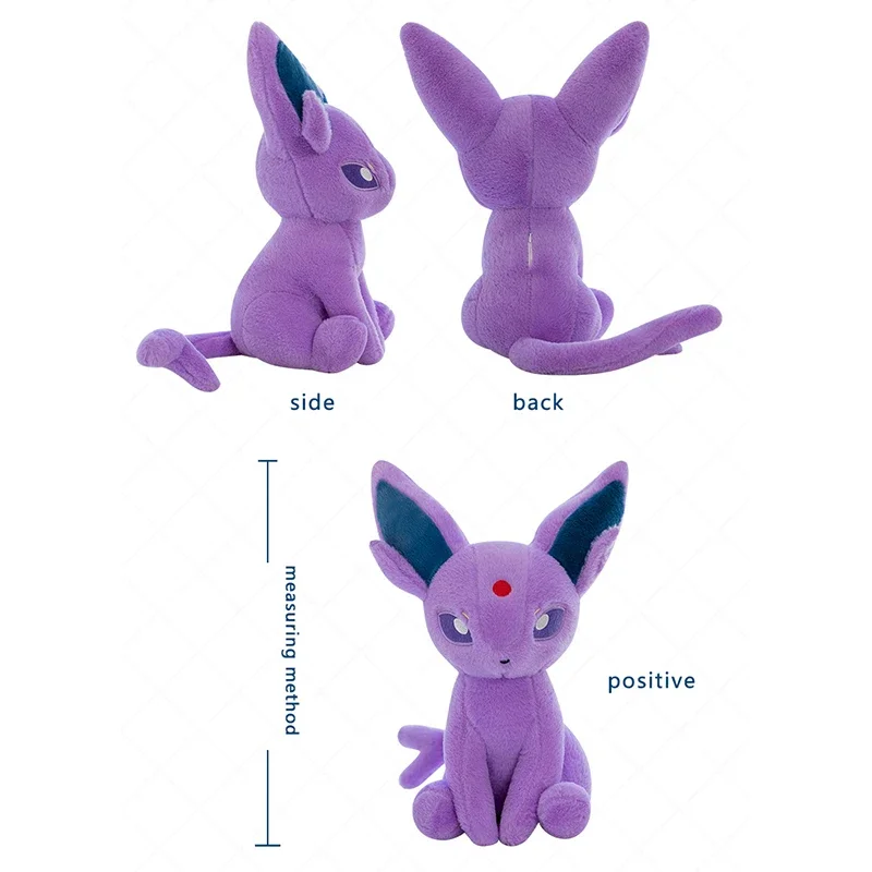 30/70cm Espeon Pokemon Plush Toys Large Anime Doll Cute Pillow Cartoon Eevee Pokémon Plushie Stuffed Gift for Kids Christmas