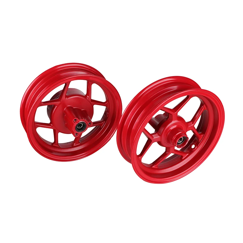 Motorcycle 10 inch Alluminum Alloy 2.50-10 Wheel Rim Hub Kit Fit For Honda Jincheng Monkey Bike Moped Scooter Modification Parts