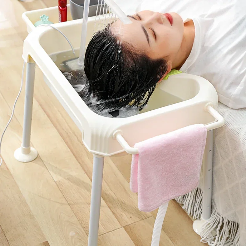 

Bubble Head Basin Water Circulation Lying Flat Shampoo Basin Bed Patients Home Pregnant Woman Confinement Head Washing