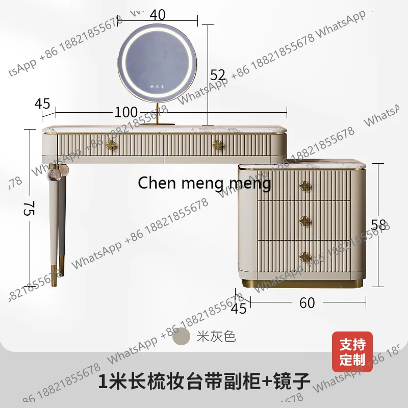 Modern Luxury Vanity Table White Makeup Bedroom Women Dressing Table Wood Cheap Organizer Mesa De Maquillaje Home Furniture