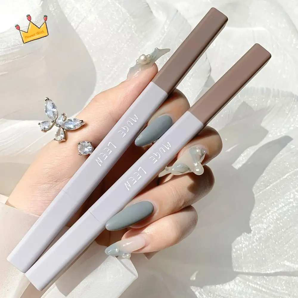 Natural Ultrafine Eyebrow Pencil Sweatproof Long Lasting Eyebrow Brush Double Ended Waterproof Cosmetic Tool Make Up