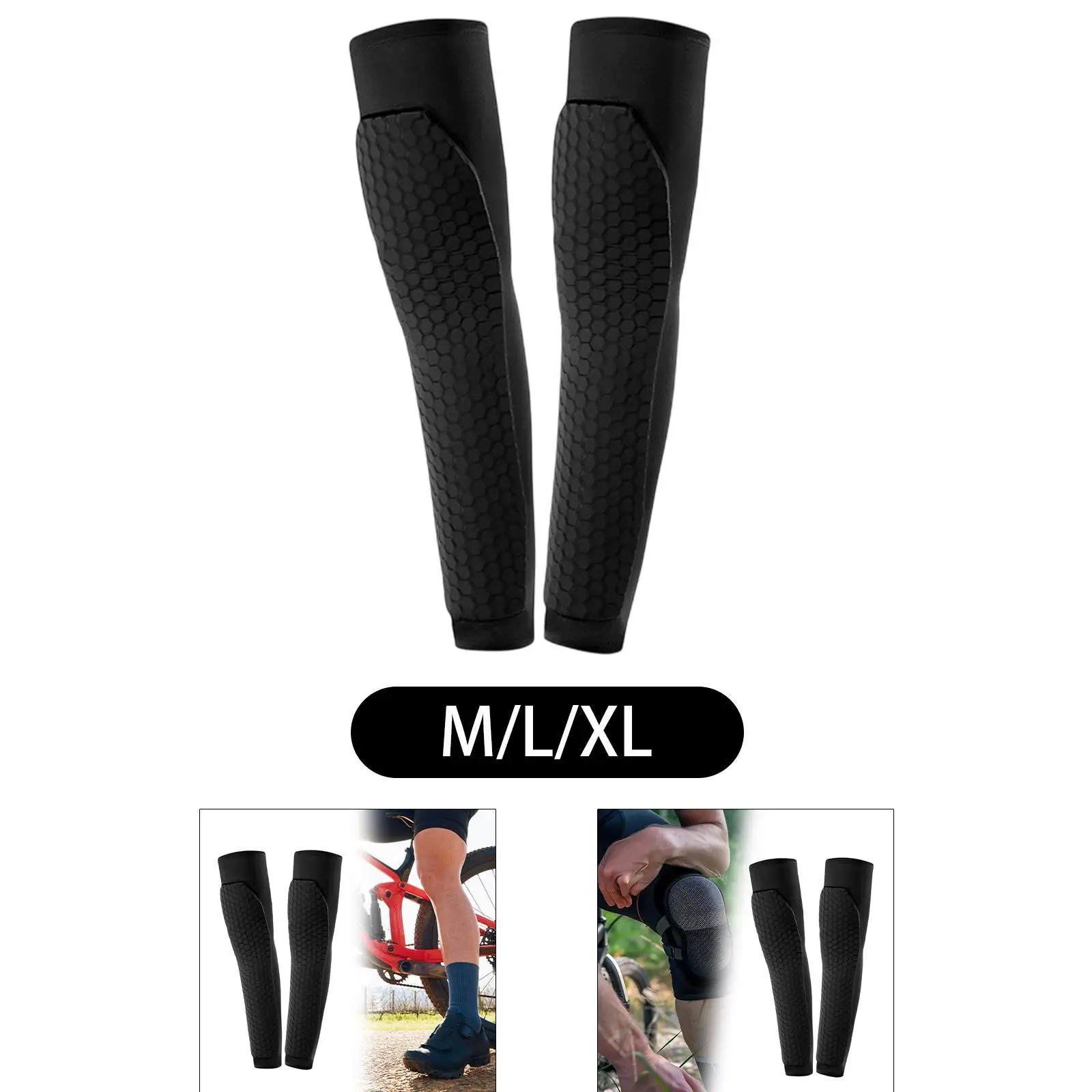 

Full Leg Sleeve Leg Cover Shinguard Versatile Shockproof Lightweight Elastic