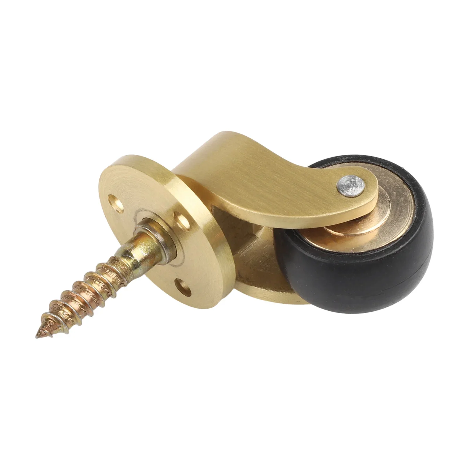 Furniture Accessory Total Height 3.9cm Brass Caster Wheels Versatile Applications Aesthetic Appeal Easy Repositioning