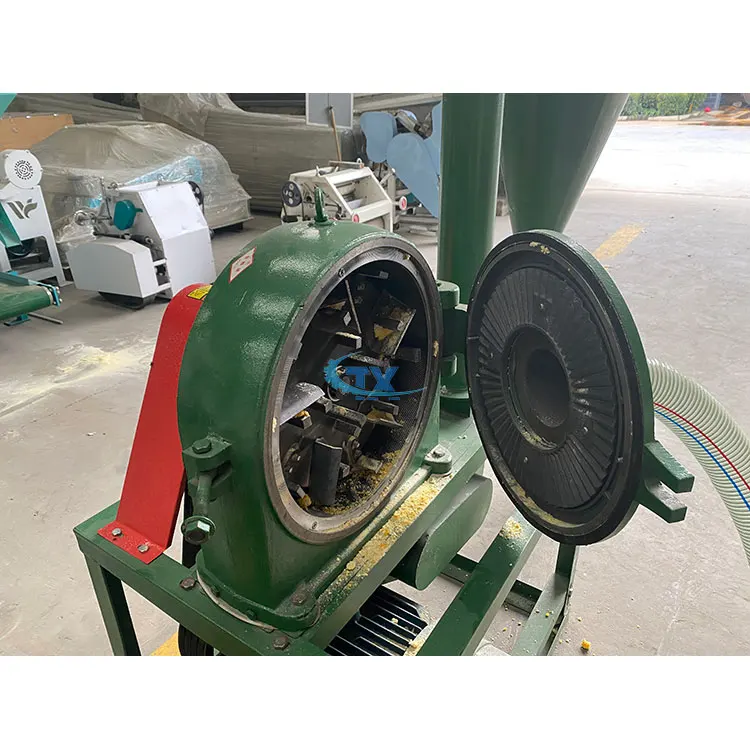 Self Priming Grain Corn Bean Flour Meal Grinding Machine Feeder Factory