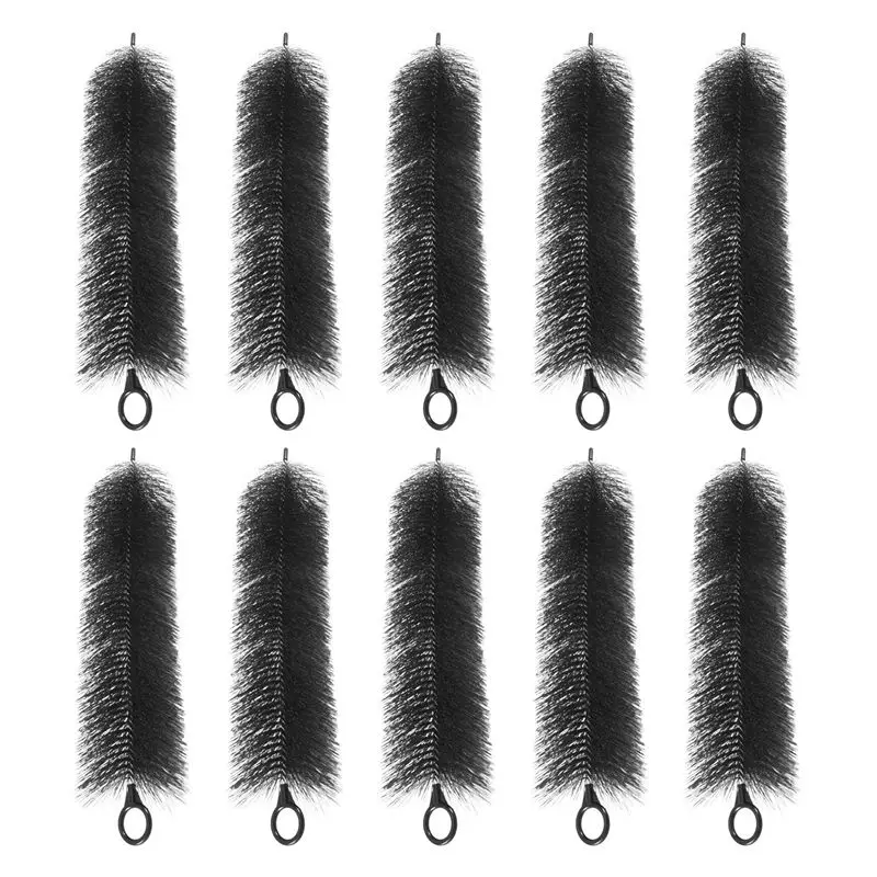 

AC76-10PCS Stainless Steel Core Brush Aquarium Filter Fish Tank Clean Tools Brush Pond Biochemical Filter Brush Filter