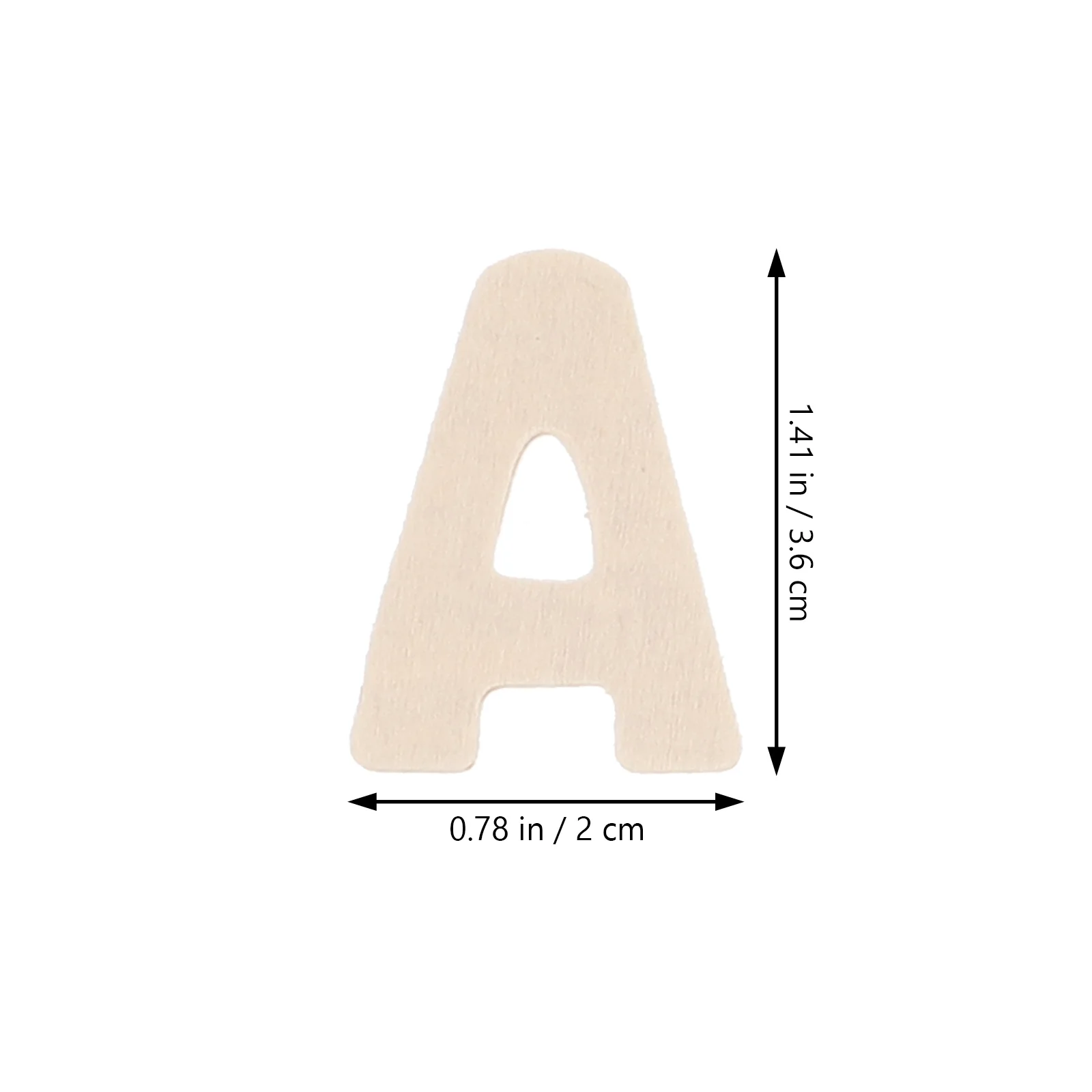 

2Sets Learning Wood Pieces Set Unfinished Alphabet Numbers DIY Unpainted Chips for Early Education Scrapbooking Decoration