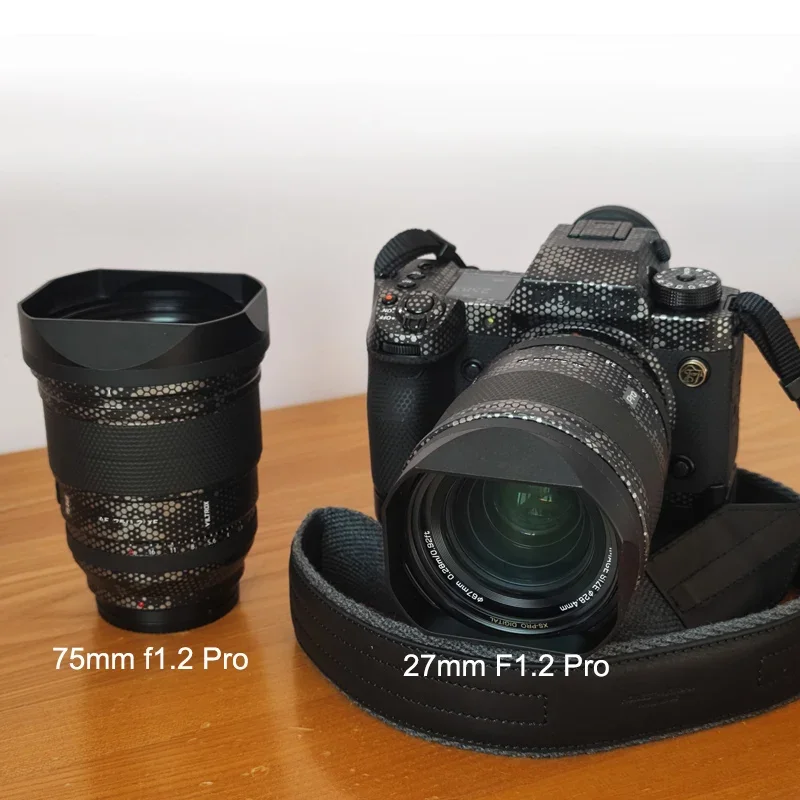 Design for Viltrox 75mm F1.2Pro 27mm F1.2 Pro Bayonet Metal Square Lens Hood  With Free Metal Cap