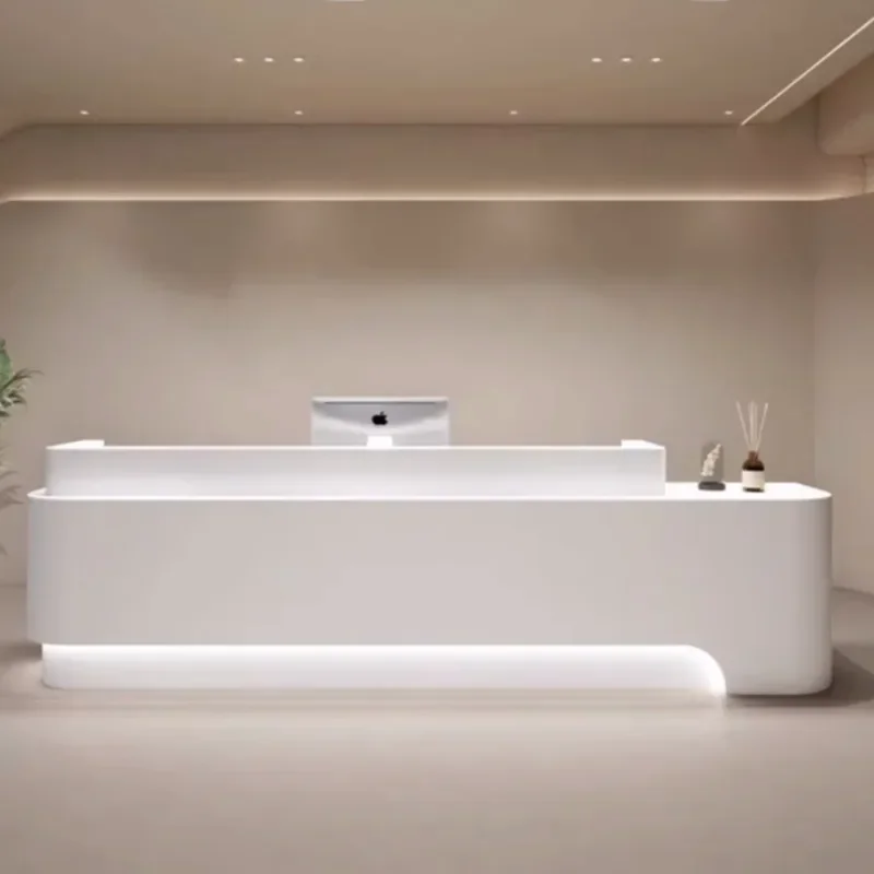 

High Quality Counter Desks Work Promotion Adult Customer Modern Design Elegant Office Desks Business Work Escrivaninha Furniture