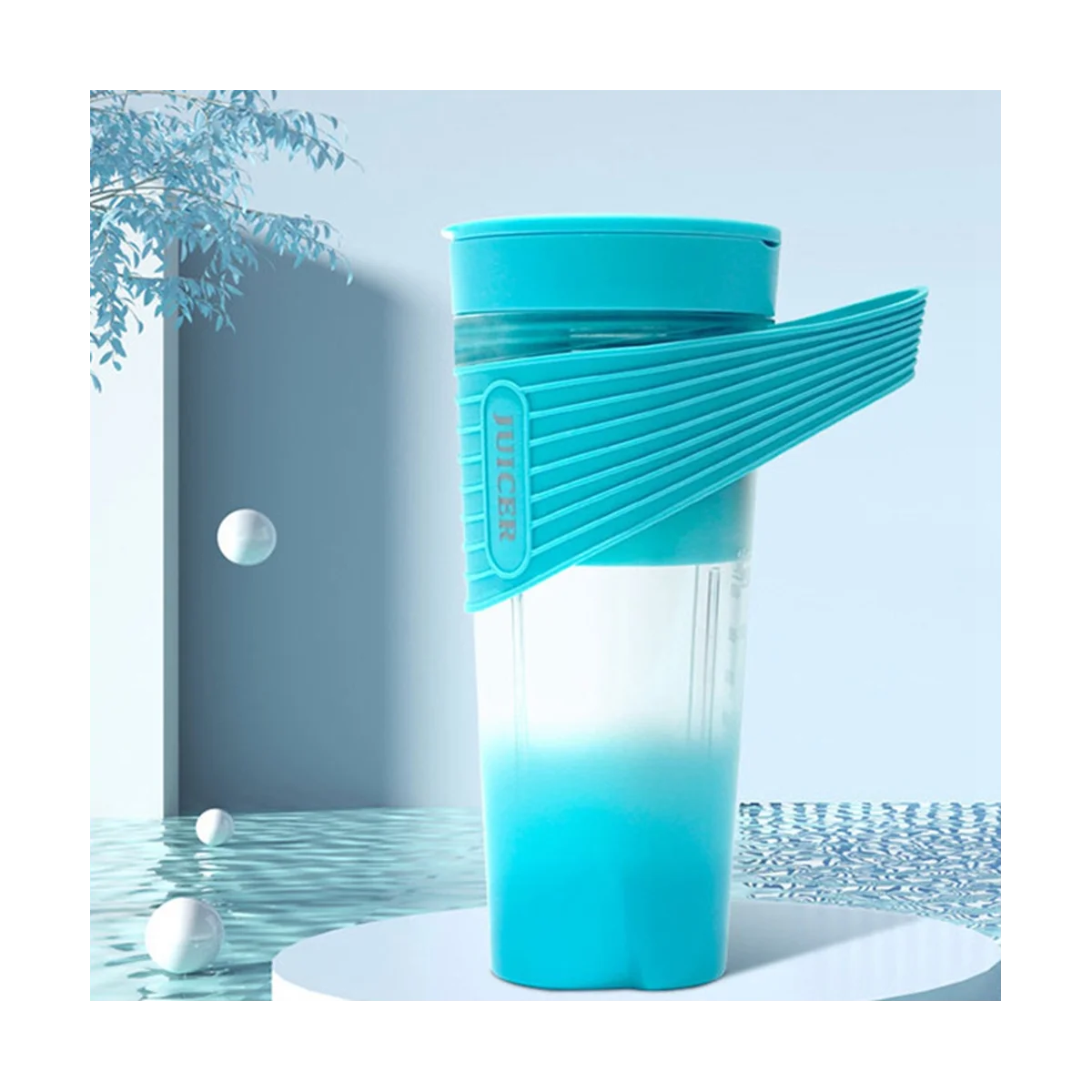 400ML przenośny Blender ssmoothie sokowirówki USB do wielokrotnego ładowania w podróży do domu elektryczne miksery do owoców-czarne