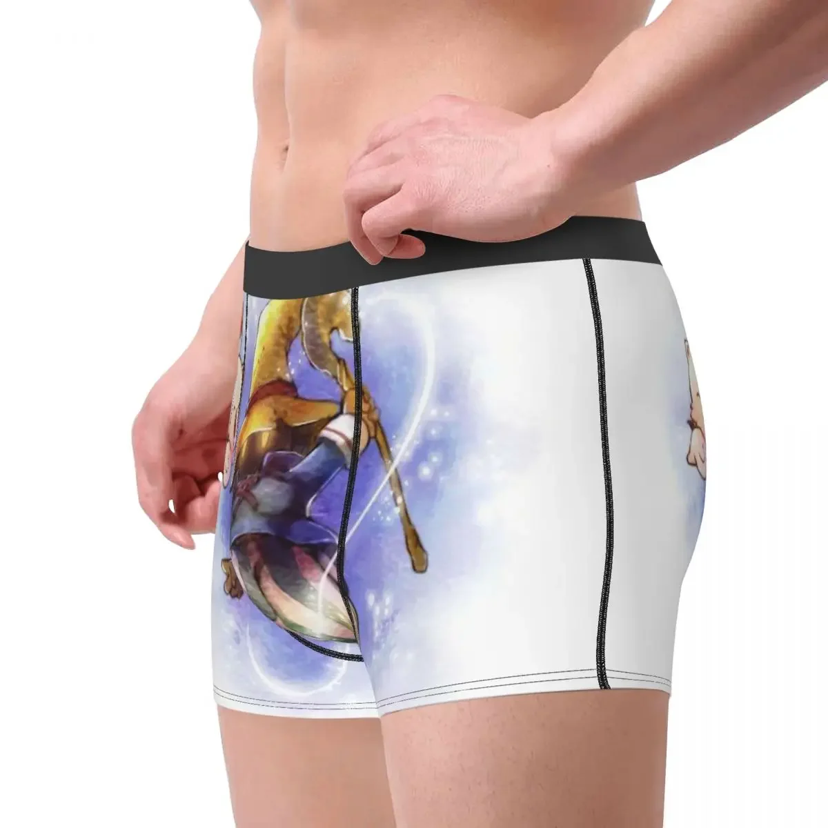 Final Fantasy Vivi & Moguri Fly mutande mutandine di cotone intimo da uomo stampa pantaloncini Boxer slip