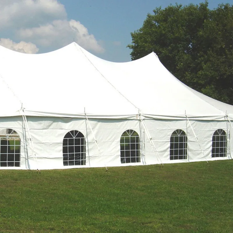 300 People Outdoor Tents For Events High Peak Pole Wedding Party Tents Festival Tent With Sidewalls