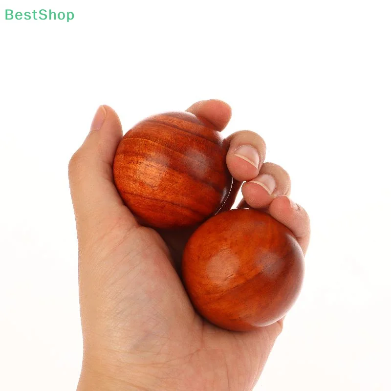 

★★★2Pcs Rosewood Massage Balls Exercise Ball Rehabilitation Ball Chinese Style Carving Crafts Toys