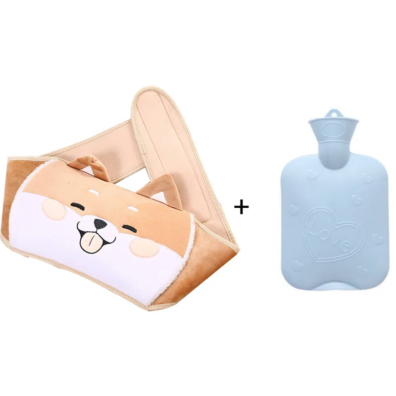 Warm Waist Cover Belt Can Put Hot Water Bottle Bag Warm Pouch Waist Cover Belt Warmer Waist For Winter Woman Abdomen Warmer