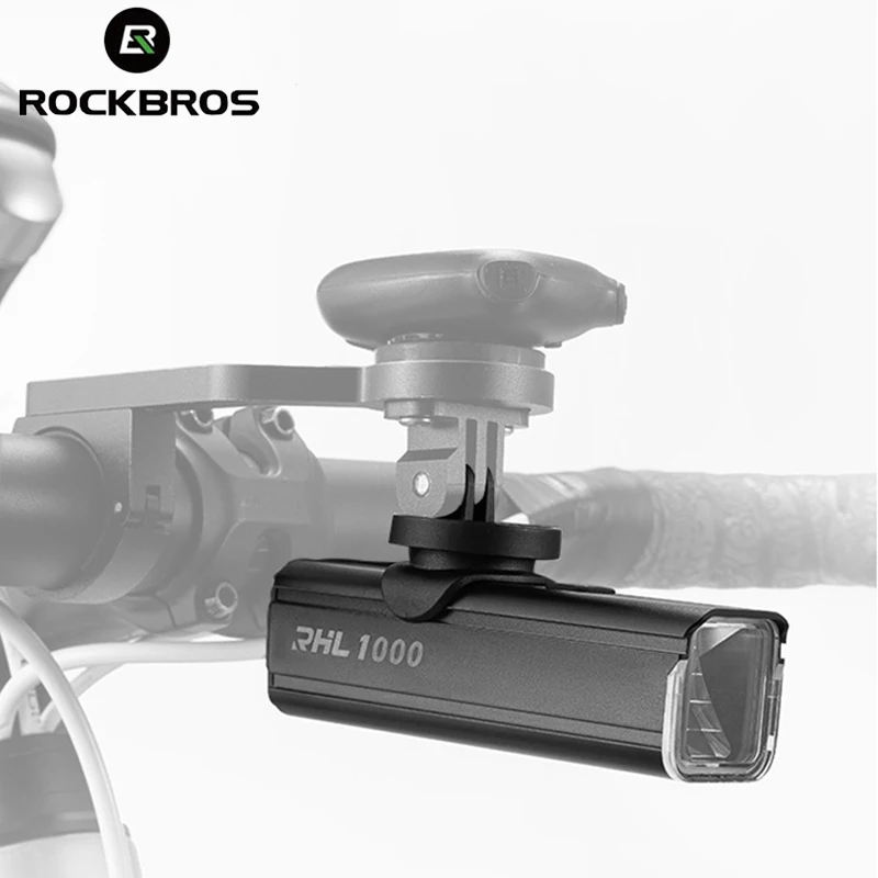 ROCKBROS 충전식 자전거 헤드라이트, 사이클링 손전등, 방수 LED 자전거 프론트 라이트, 야외 라이딩용, 400-1000 루멘 