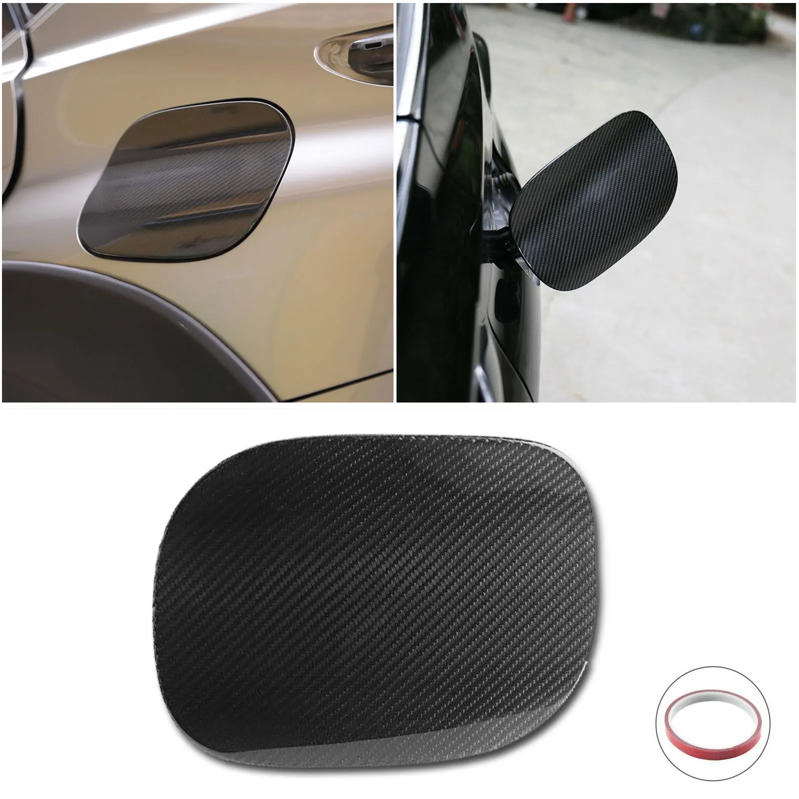 

For Lexus NX200 NX300 NX200t NX300h 2015-2021 Car Exterior Gas Oil Fuel Tank Cap Cover Trim Carbon Fiber Gasoline Sticker Decor