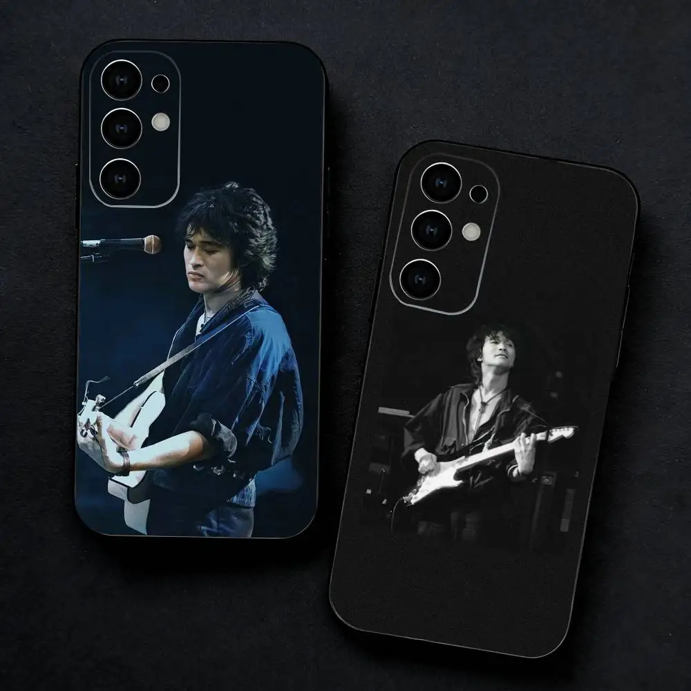Russia Rock Band Viktor Tsoi Kino Phone Case For Samsung S25,S24,S23,S22,S21,S20,Ultra,Plus,FE Black Soft Cover