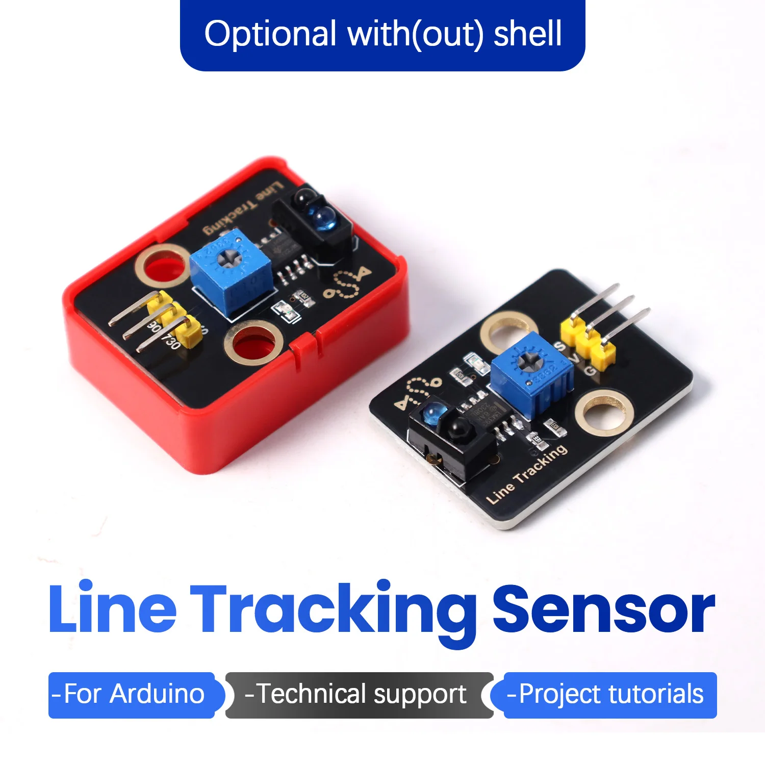 Picture 5: Infrared Obstacle Avoidance Sensor & Single Line Tracing Sensor Compatible With Lego Blocks  For Arduino Robot Projects