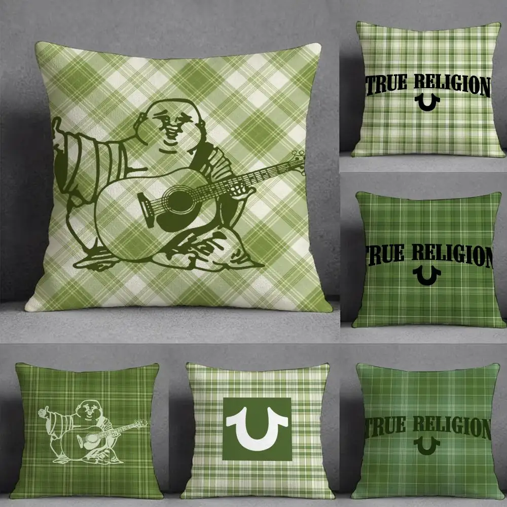 True R-religion Brand Pillow Case Pillowcase, Double-sided Printed, Sofa Cushion, Bedroom Headboard Pillow