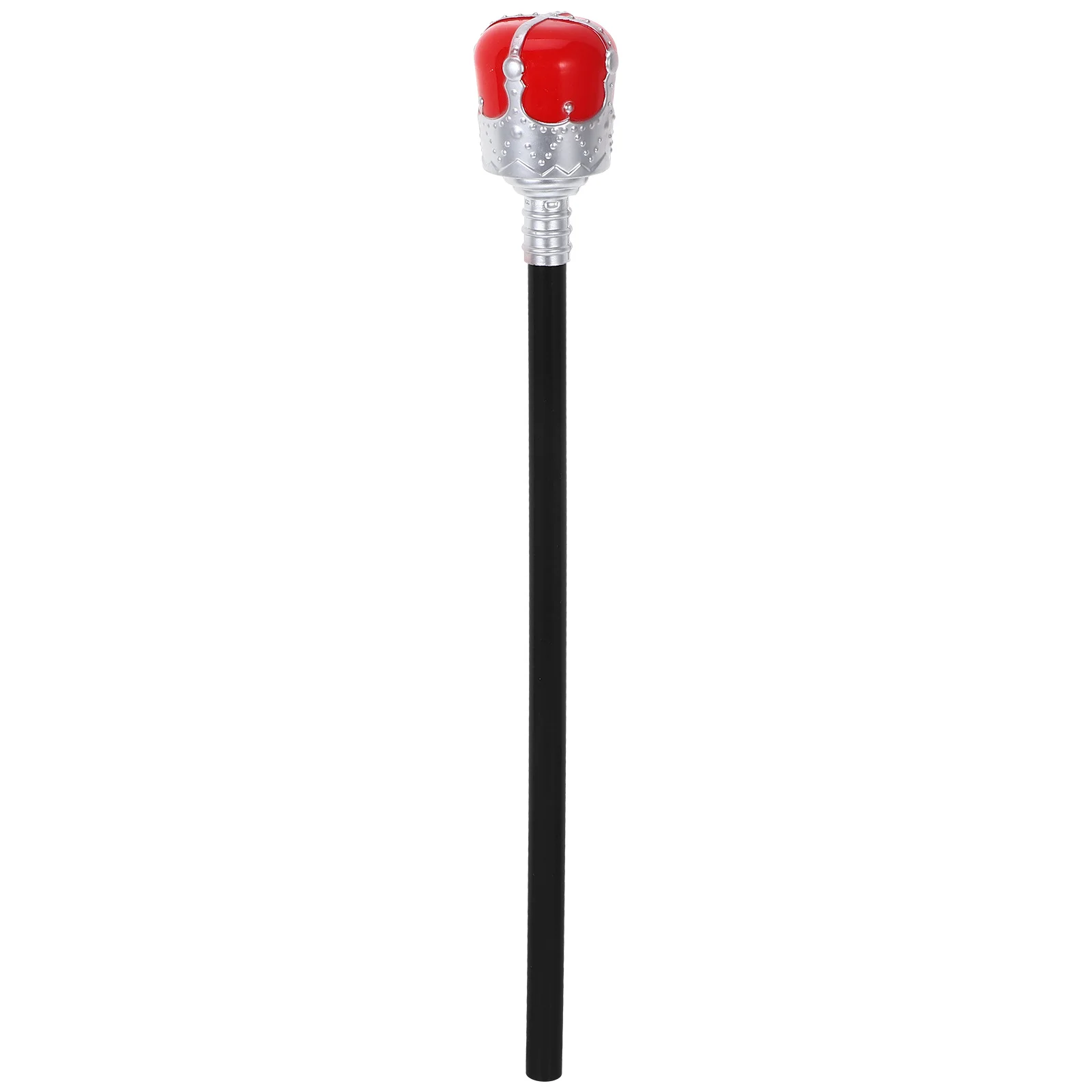 

Plastic Royal King Scepter Cane Prop Lightweight Durable Halloween Cosplay Party Decoration Photo Prop Royal King Scepter