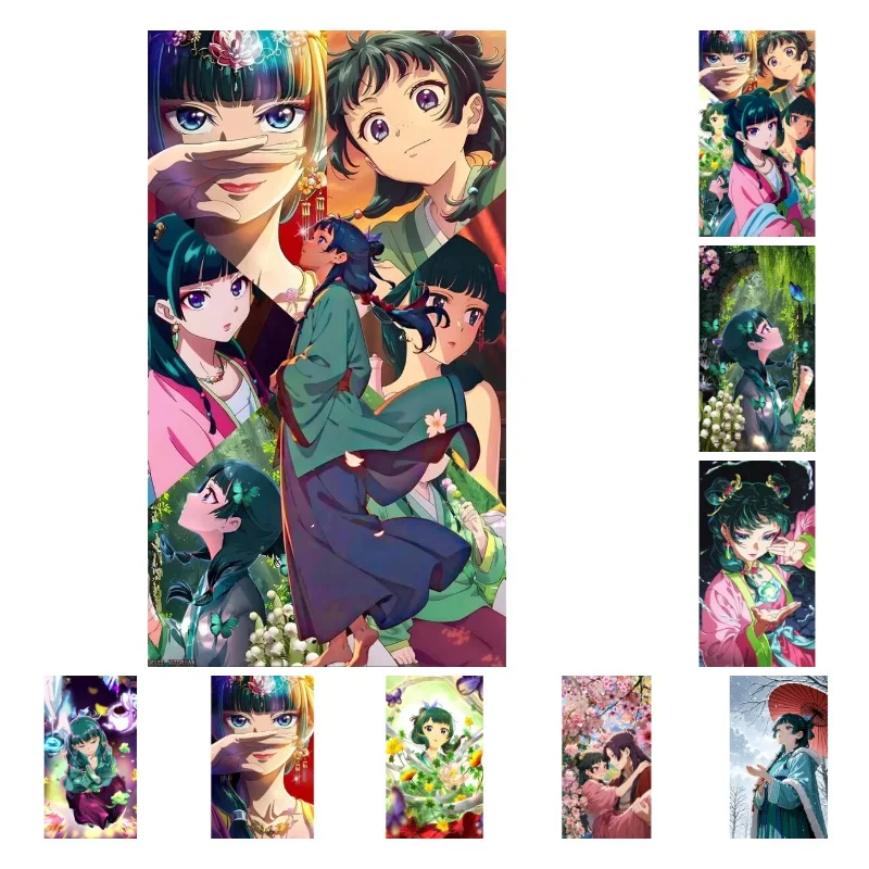 5D DIY Diamond Painting Kit The Apothecary Diaries Anime Full Drill Diamond Art Mosaic Frameless Home Wall Decor Gift