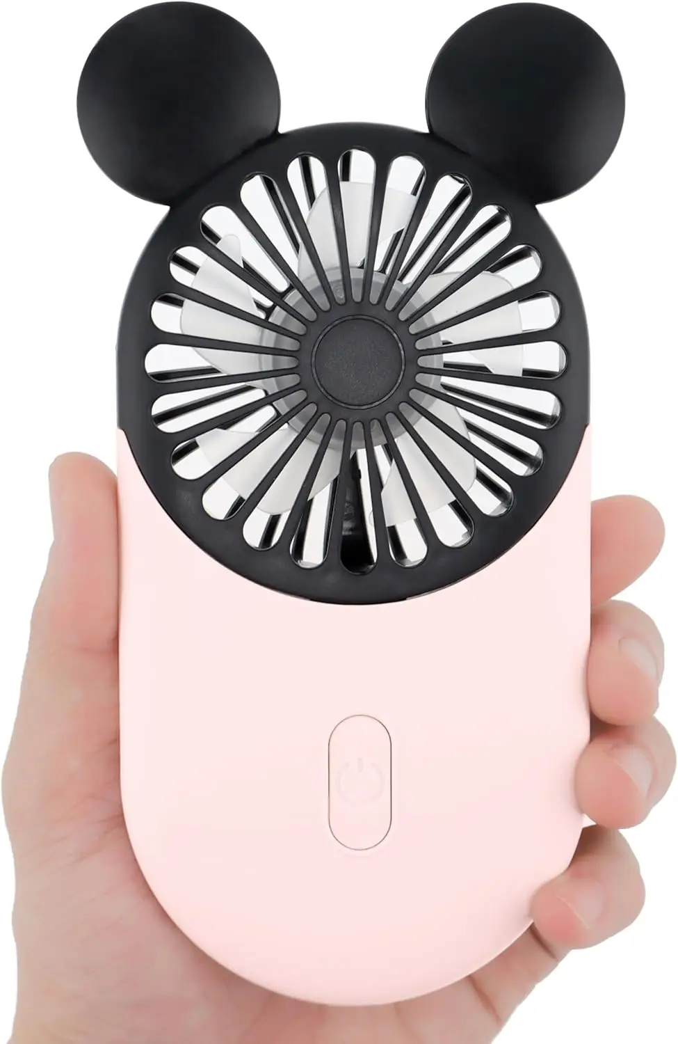 

Adorable Mouse Mini Fan, Rechargeable, 3 Speeds, Wearable, Portable for Outdoor